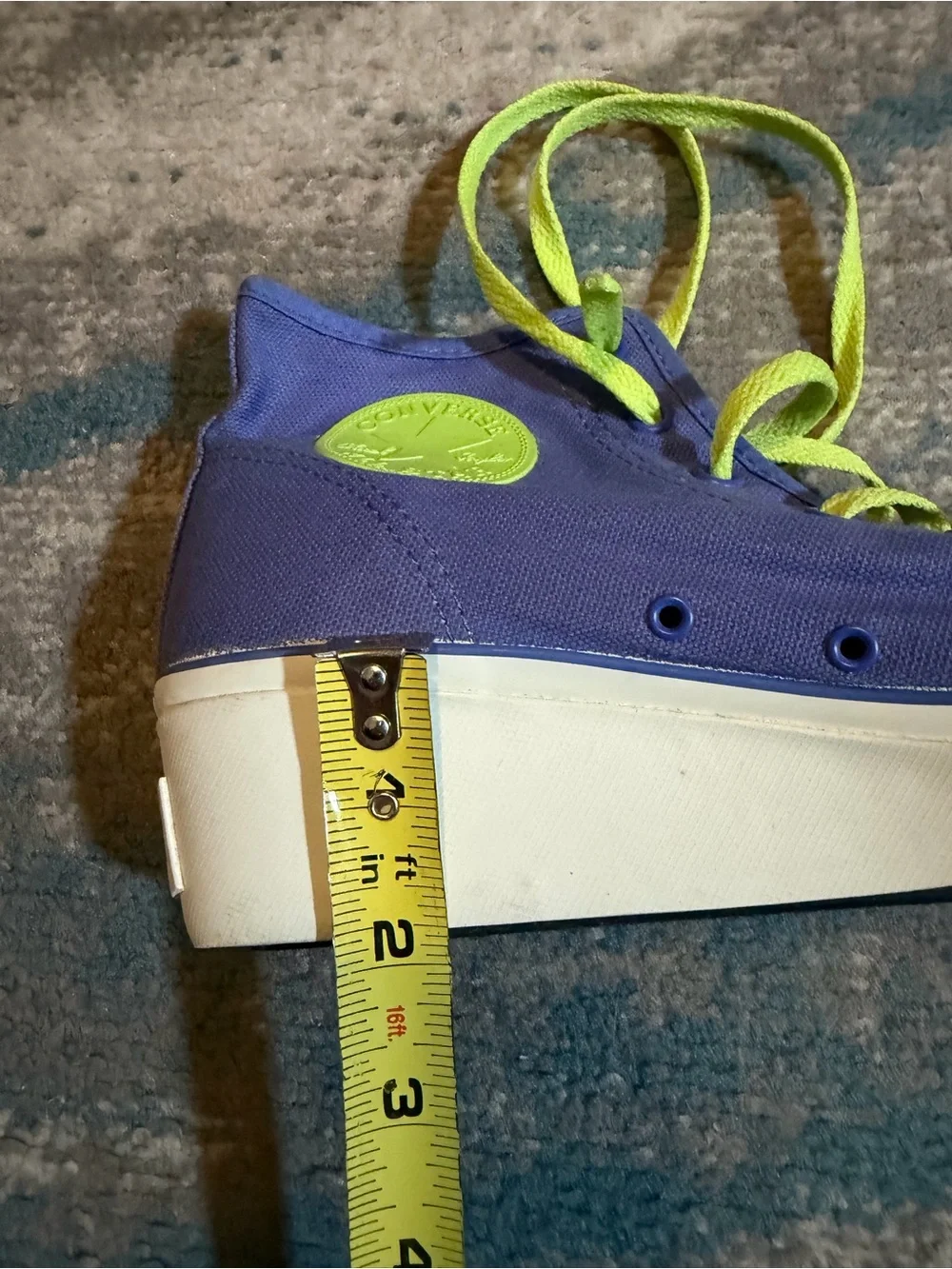 Women's Size 9 Converse High-Top Wedge Sneakers